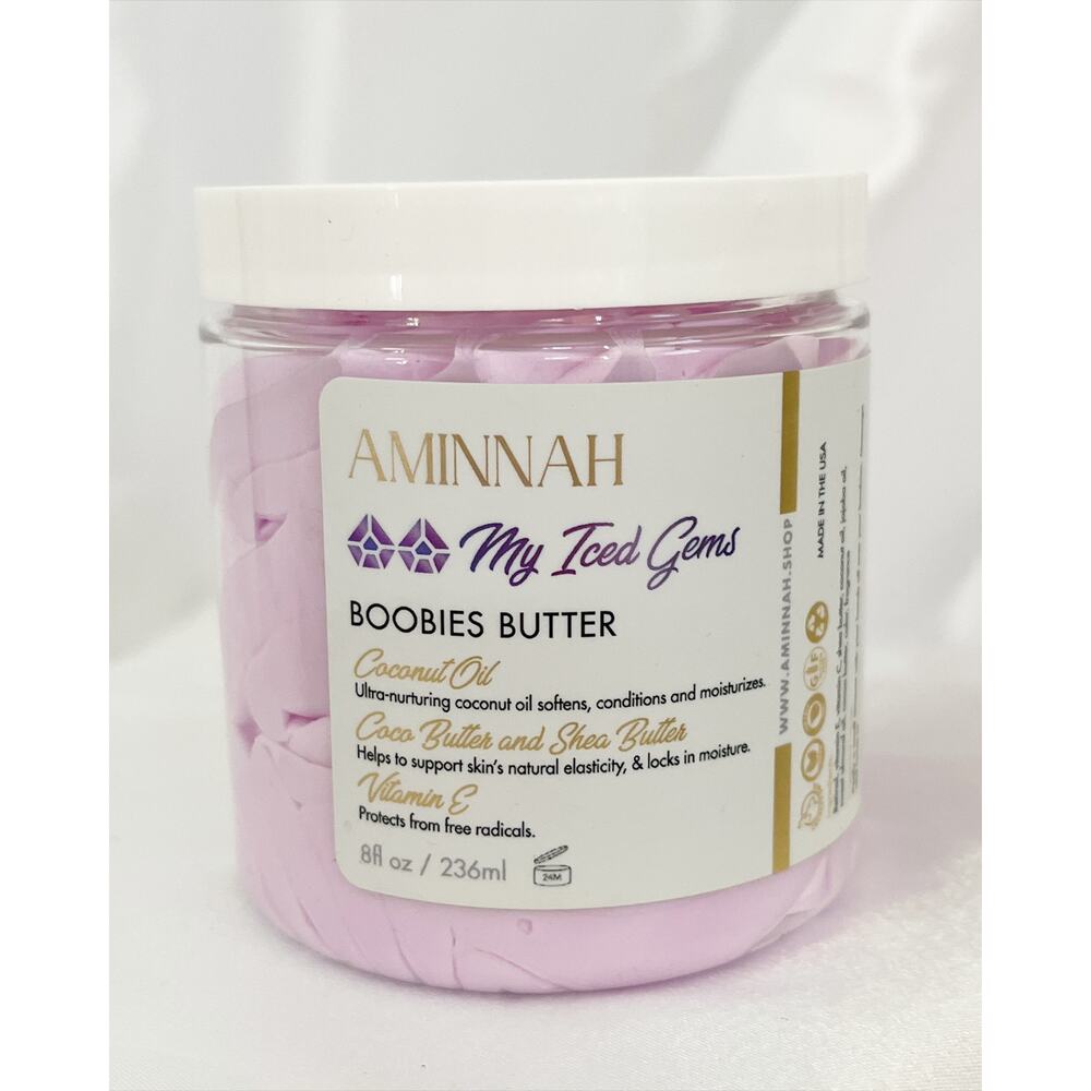 AMINNAH Whipped Boobies Butter Lip Butter Skin Care - Picture 2 of 5